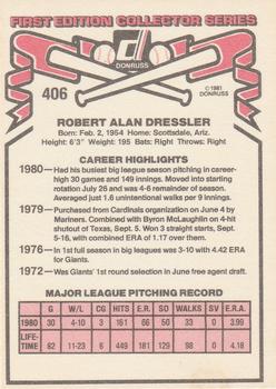 Rob Dressler  baseball card collectible - Main Image 2