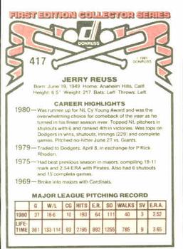 Jerry Reuss  baseball card collectible - Main Image 2