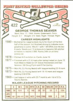 Tom Seaver  baseball card collectible - Main Image 2