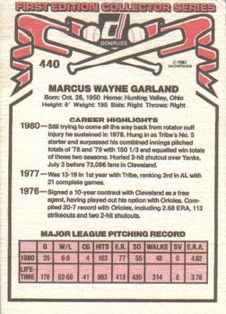 Wayne Garland  baseball card collectible - Main Image 2