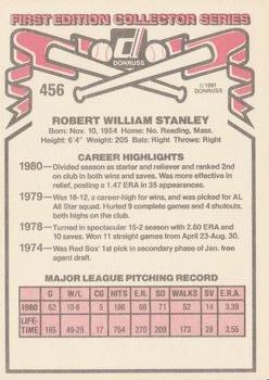 Bob Stanley  baseball card collectible - Main Image 2