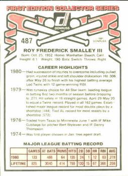 Roy Smalley  baseball card collectible - Main Image 2