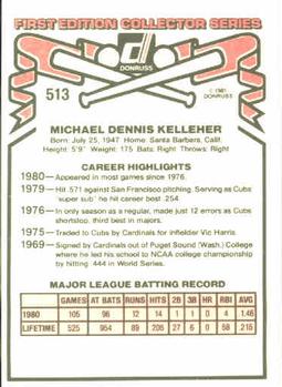 Mick Kelleher  baseball card collectible - Main Image 2