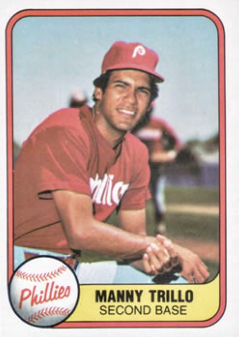 Manny Trillo  baseball card collectible - Main Image 3