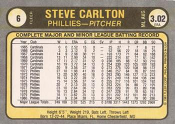 Steve Carlton  baseball card collectible - Main Image 2