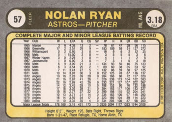 Nolan Ryan  baseball card collectible - Main Image 2
