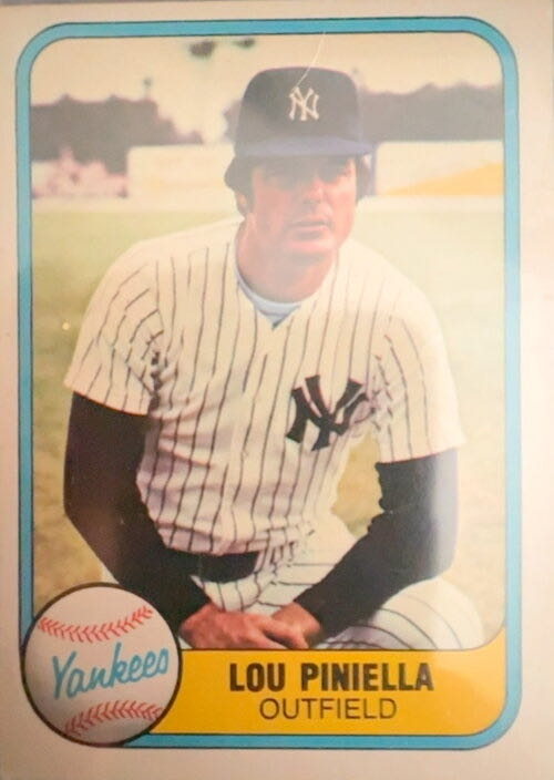 Lou Piniella  baseball card collectible - Main Image 3