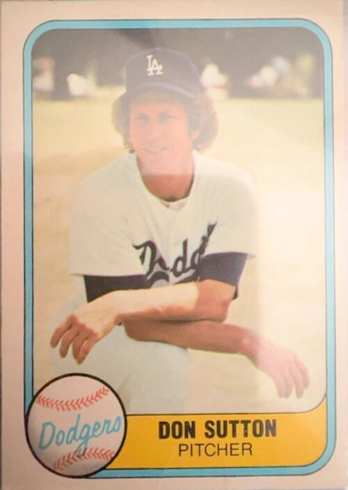 Don Sutton  baseball card collectible - Main Image 3
