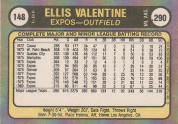 Ellis Valentine  baseball card collectible - Main Image 2