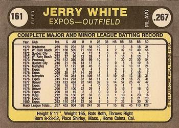 Jerry White  baseball card collectible - Main Image 2