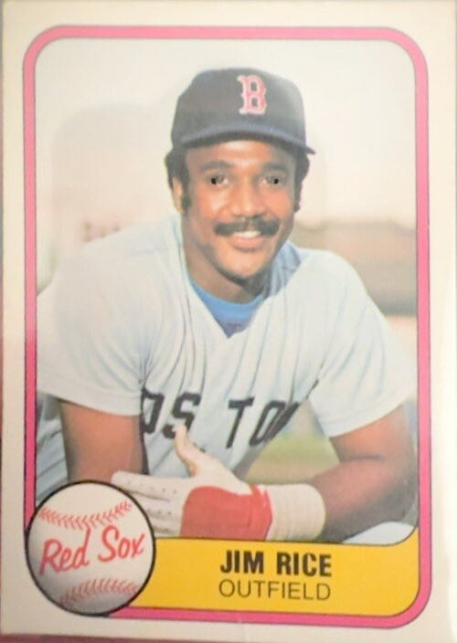 Jim Rice  baseball card collectible - Main Image 3