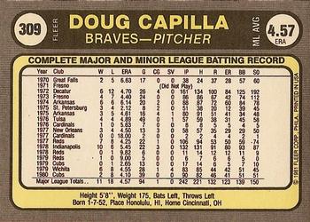 Doug Capilla  baseball card collectible - Main Image 2