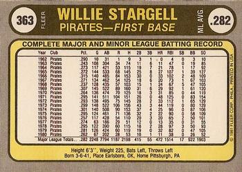 Willie Stargell  baseball card collectible - Main Image 2
