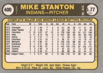 Mike Stanton  baseball card collectible - Main Image 2
