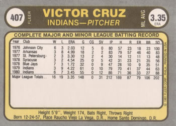 Victor Cruz  baseball card collectible - Main Image 2