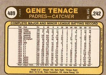 Gene Tenace  baseball card collectible - Main Image 2