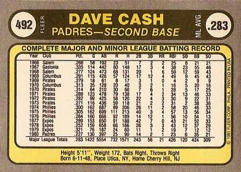 Dave Cash  baseball card collectible - Main Image 2