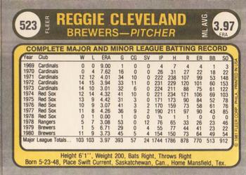 Reggie Cleveland  baseball card collectible - Main Image 2
