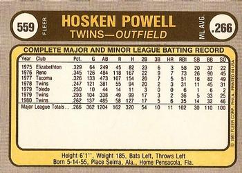 Hosken Powell  baseball card collectible - Main Image 2