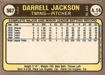 Darrell Jackson  baseball card collectible - Main Image 2