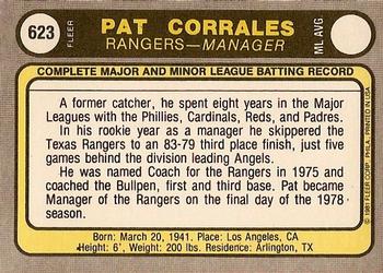 Pat Corrales  baseball card collectible - Main Image 2
