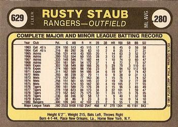 Rusty Staub  baseball card collectible - Main Image 2