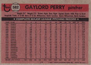 Gaylord Perry  baseball card collectible - Main Image 2