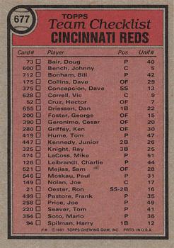 Cincinnati Reds / John McNamara  baseball card collectible - Main Image 2