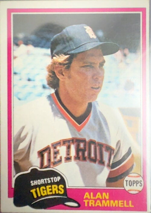 Alan Trammell  baseball card collectible - Main Image 3