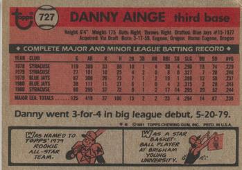 Danny Ainge  baseball card collectible - Main Image 2