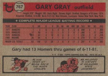Gary Gray  baseball card collectible - Main Image 2