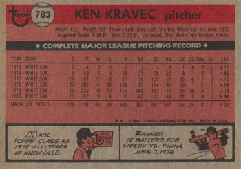 Ken Kravec  baseball card collectible - Main Image 2