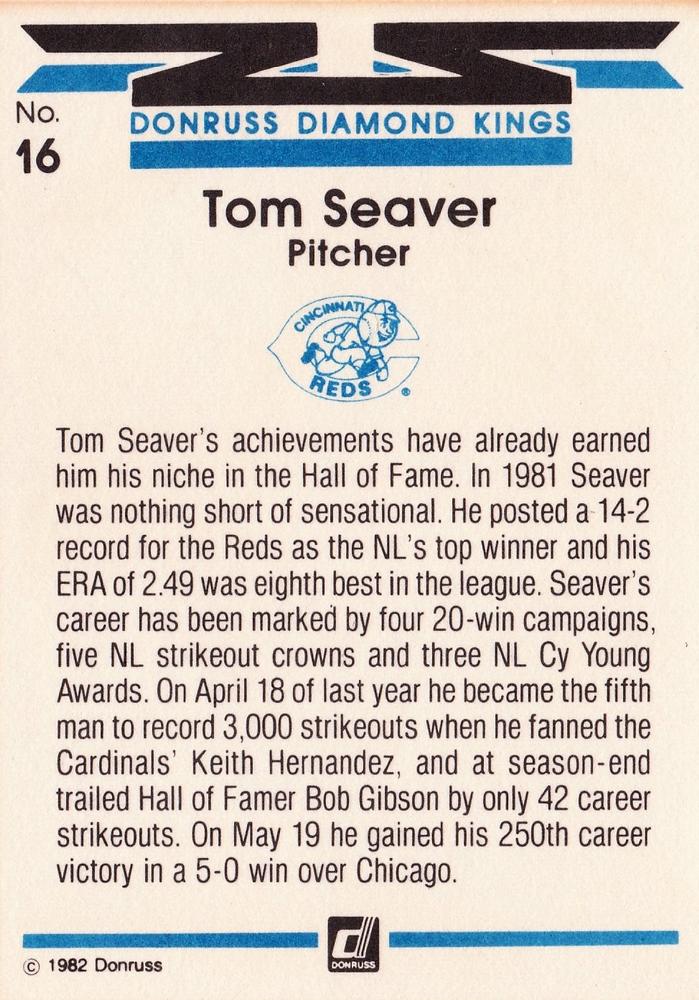 Tom Seaver  baseball card collectible - Main Image 2