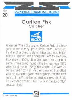 Carlton Fisk  baseball card collectible - Main Image 2