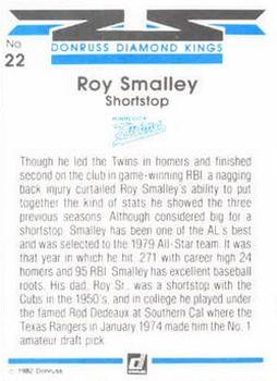 Roy Smalley  baseball card collectible - Main Image 2