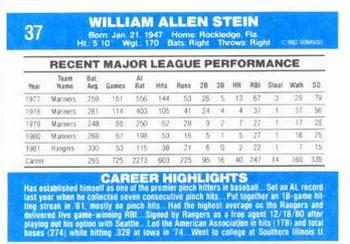 Bill Stein  baseball card collectible - Main Image 2