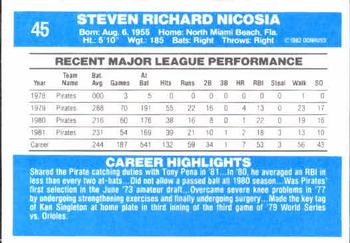 Steve Nicosia  baseball card collectible - Main Image 2