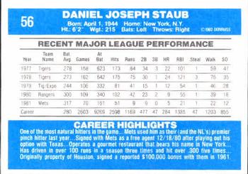Rusty Staub  baseball card collectible - Main Image 2