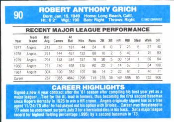 Bobby Grich  baseball card collectible - Main Image 2