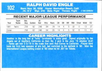 Dave Engle  baseball card collectible - Main Image 2