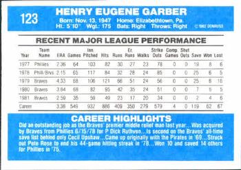 Gene Garber  baseball card collectible - Main Image 2