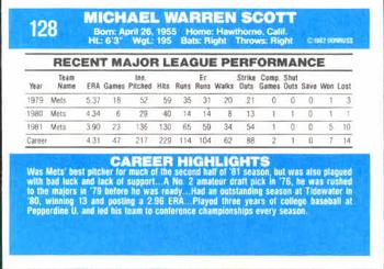 Mike Scott  baseball card collectible - Main Image 2