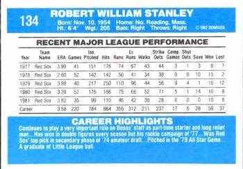Bob Stanley  baseball card collectible - Main Image 2