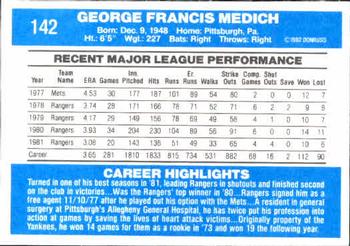 Doc Medich  baseball card collectible - Main Image 2