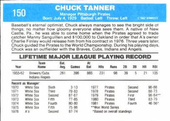 Chuck Tanner  baseball card collectible - Main Image 2