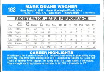 Mark Wagner  baseball card collectible - Main Image 2
