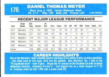Dan Meyer  baseball card collectible - Main Image 2