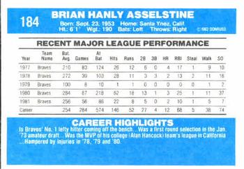 Brian Asselstine  baseball card collectible - Main Image 2