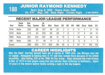 Junior Kennedy  baseball card collectible - Main Image 2