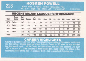 Hosken Powell  baseball card collectible - Main Image 2